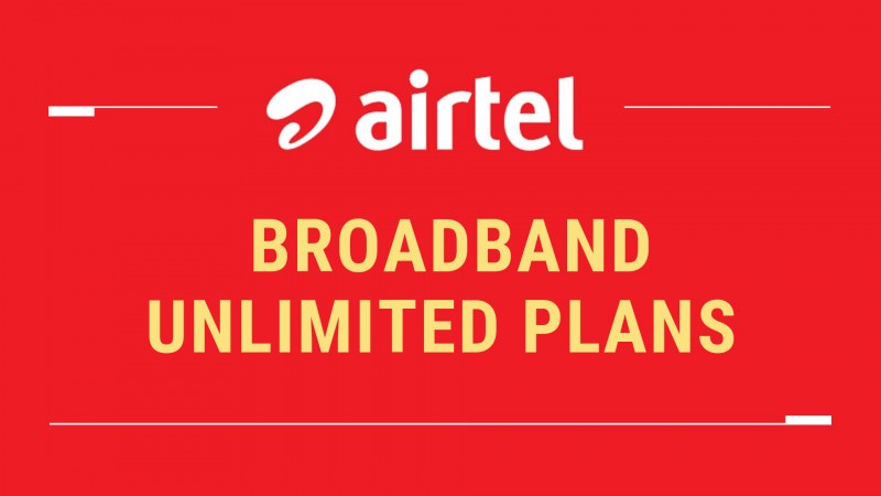Airtel broadband plans