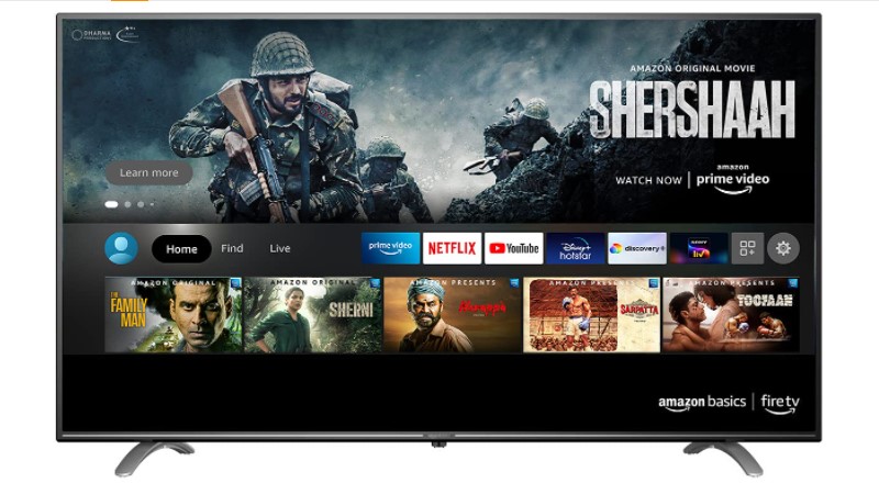 AmazonBasics 50 inch 4k UHD smart LED fire tv