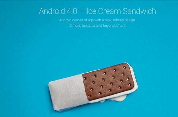 Android Icecream sandwich